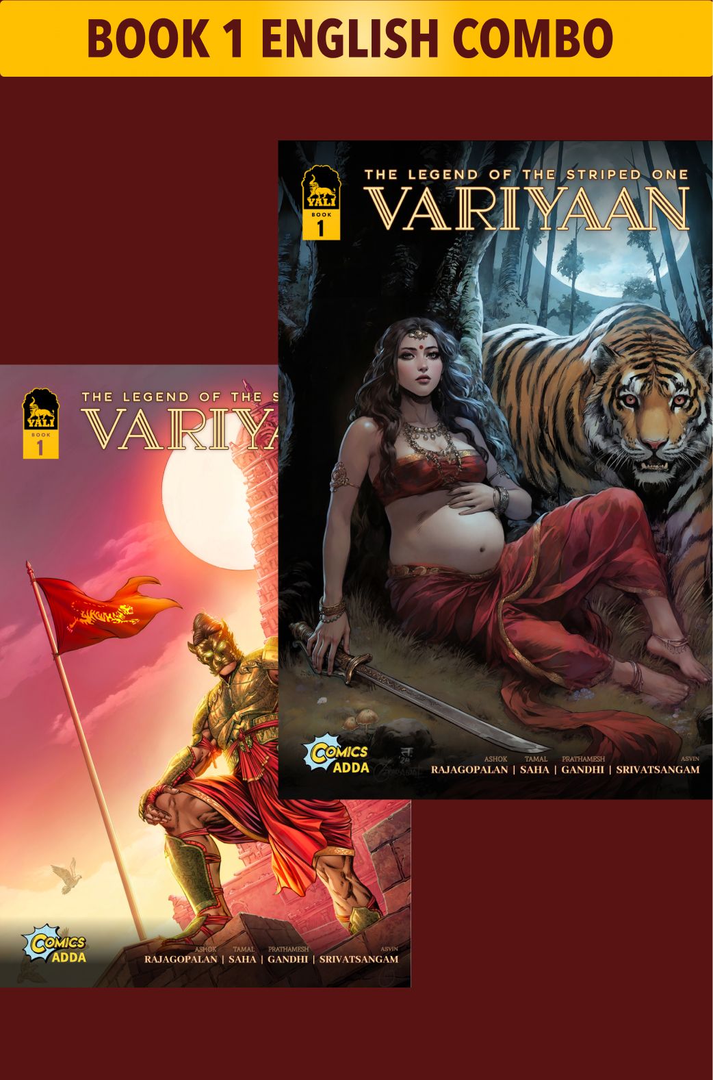 Variyaan Book 1 English covers combo
